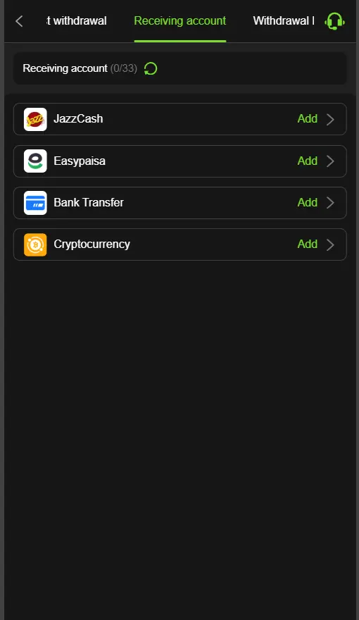 JJWin Game Withdraw System