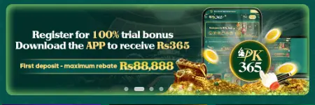 PK365 Game Register and Get a Bonuses