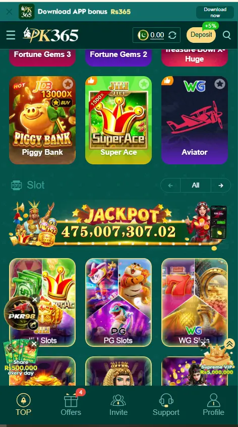 PK365 Game Top 10 Games Play And Earn