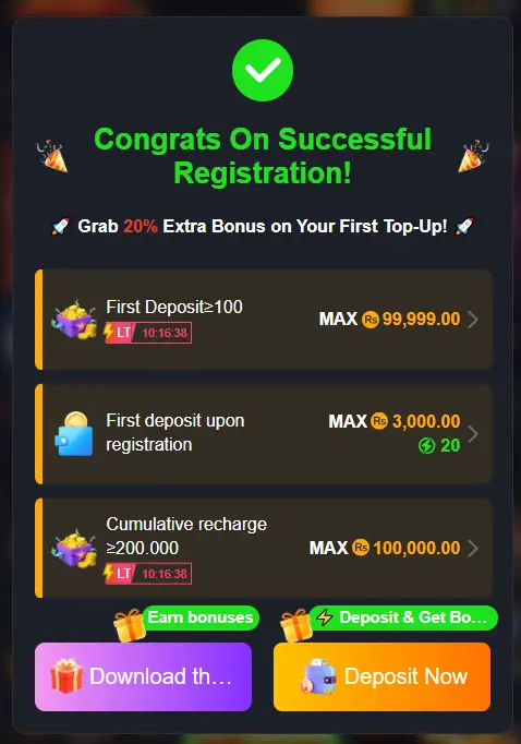 Registration and Get Bonuses in JK667 Game