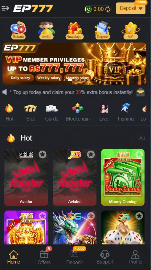 EP777 Game APK download and online earning games in Pakistan