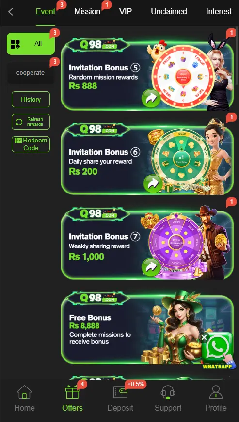 Q98 Game Online 2026 in pakistan