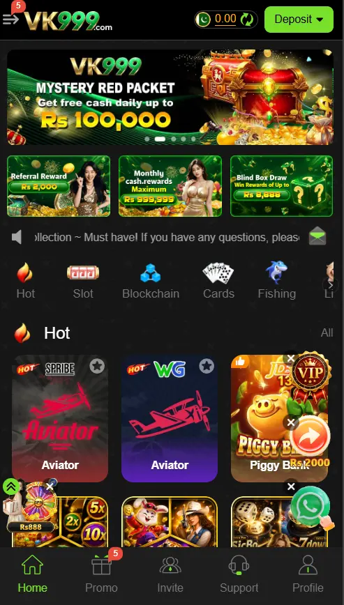 VK999 Game Download (Real Earning App) Free for Android

