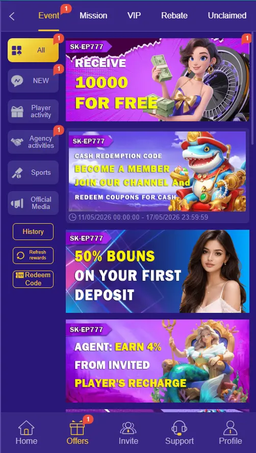 SK-EP777 Game APK Download 2026 for Android in Pakistan. Play online games, enjoy rewards, and start your mobile gaming experience easily.