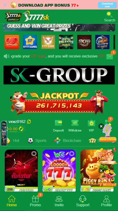 7777SK Game Download APK 2026 Latest Version pakistan