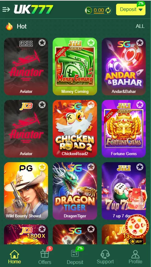 UK777 Game Online – APK Download 2026, Features & Rewards