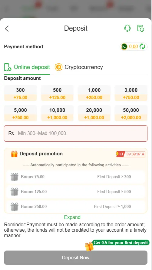 Deposit Method (2)