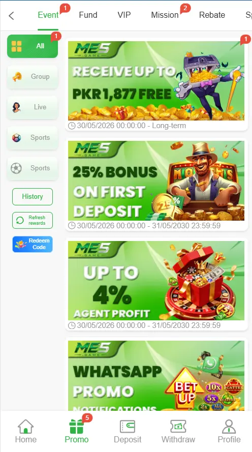 ME5 online APK in Pakistan 2026