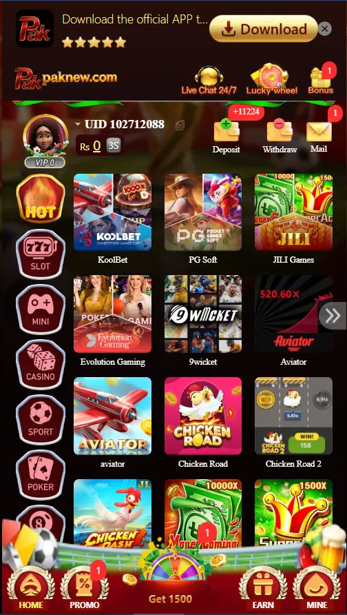 Paknew Game Review – APK Download, Features, Registration & Mobile Guide